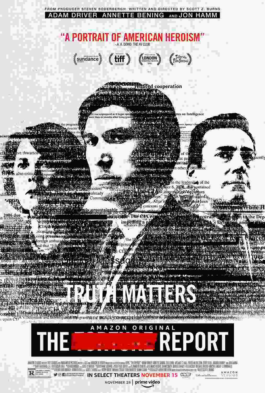 The Report (2019) vj muba Adam Driver